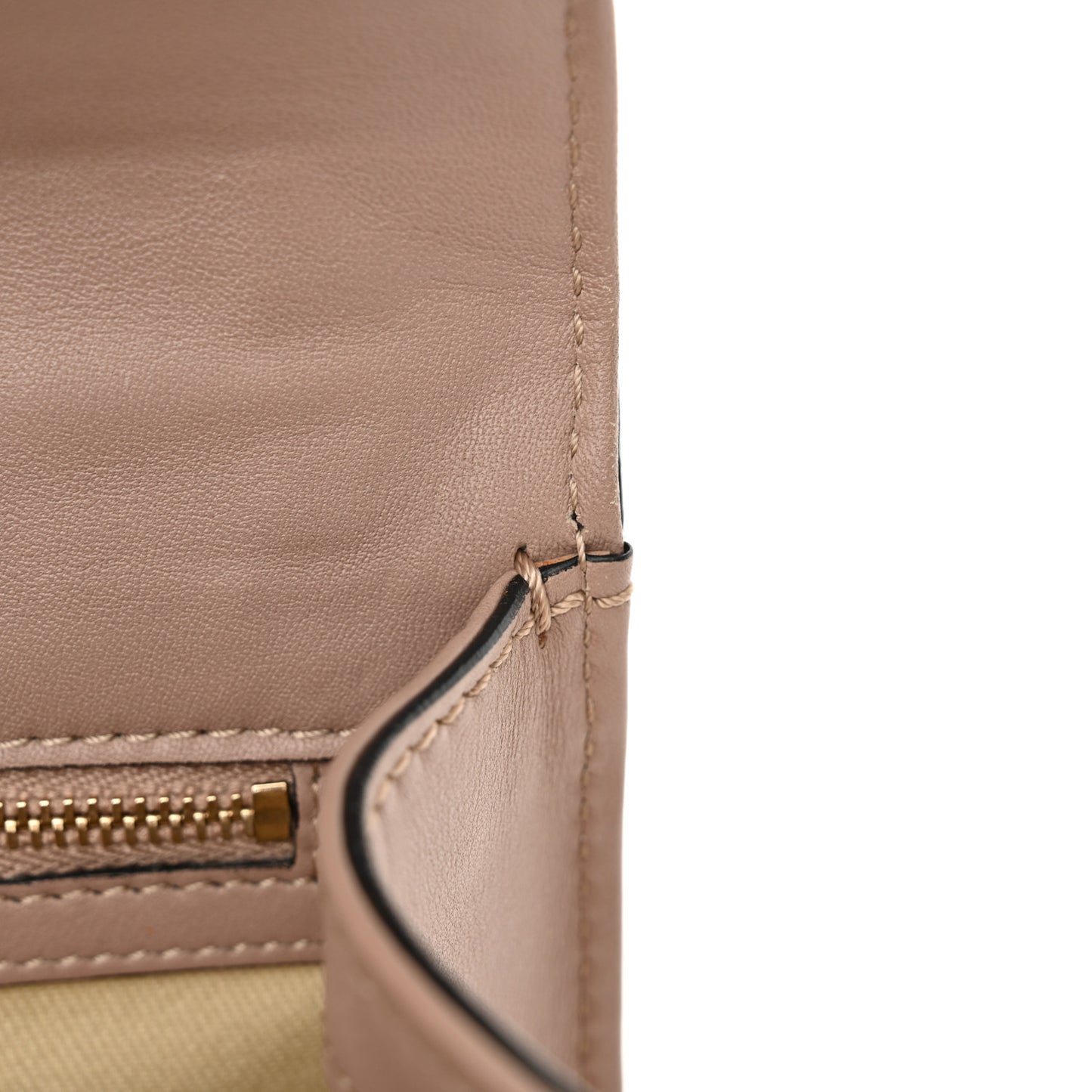 Vitello Small Glam Lock Rockstud Flap Poudre