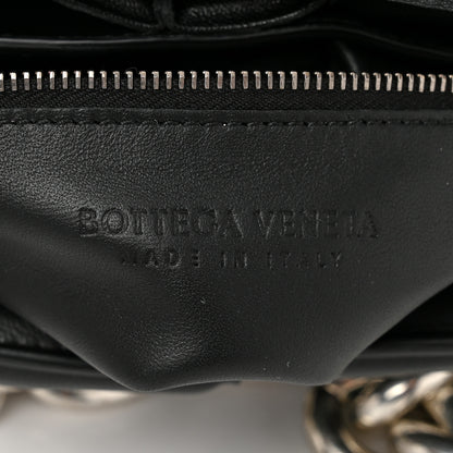 Bottega Veneta Lambskin Maxi Intreccio Padded Chain Cassette Crossbody Bag Black 6 of 11