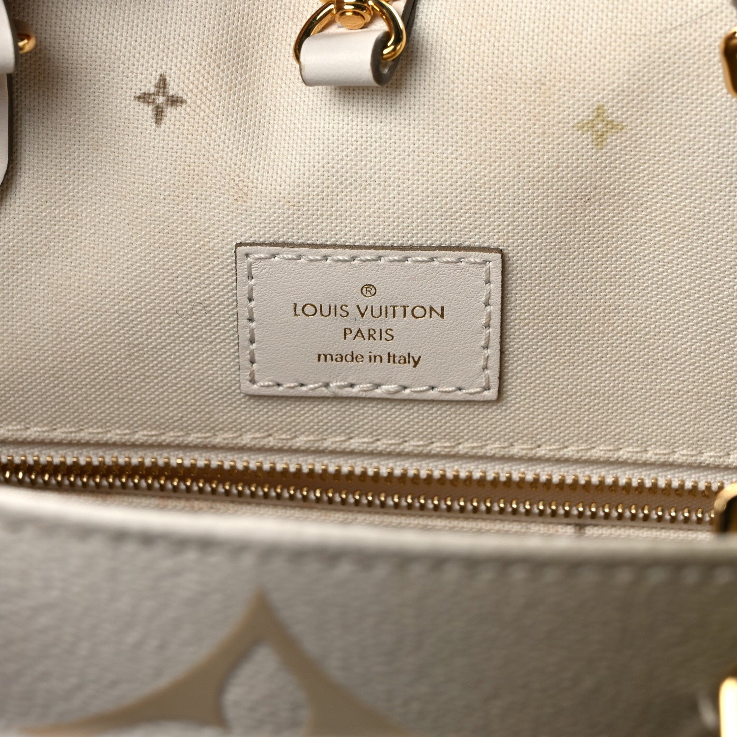 Louis Vuitton Monogram Giant Spring In The City Onthego MM Sunset Kaki 5 of 9