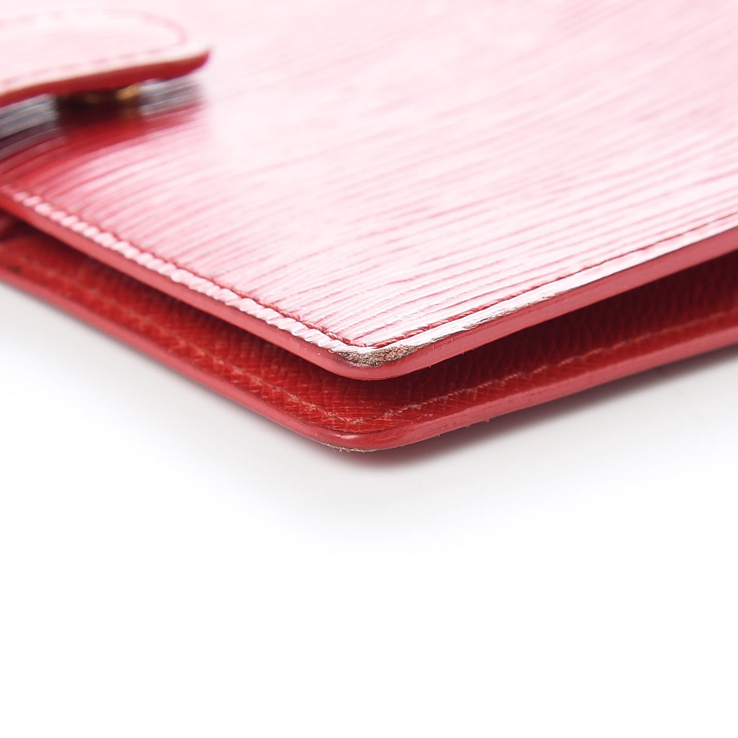 Epi Small Ring Agenda Cover Castillan Red