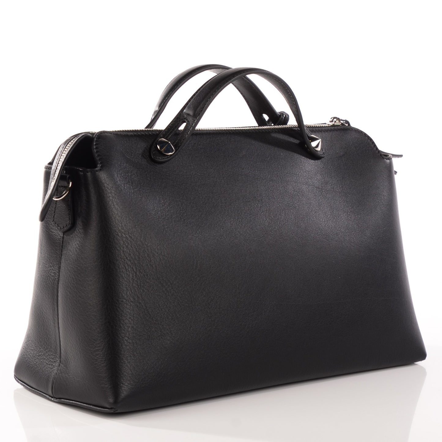 Vitello Dolce Large By The Way Boston Bag Black