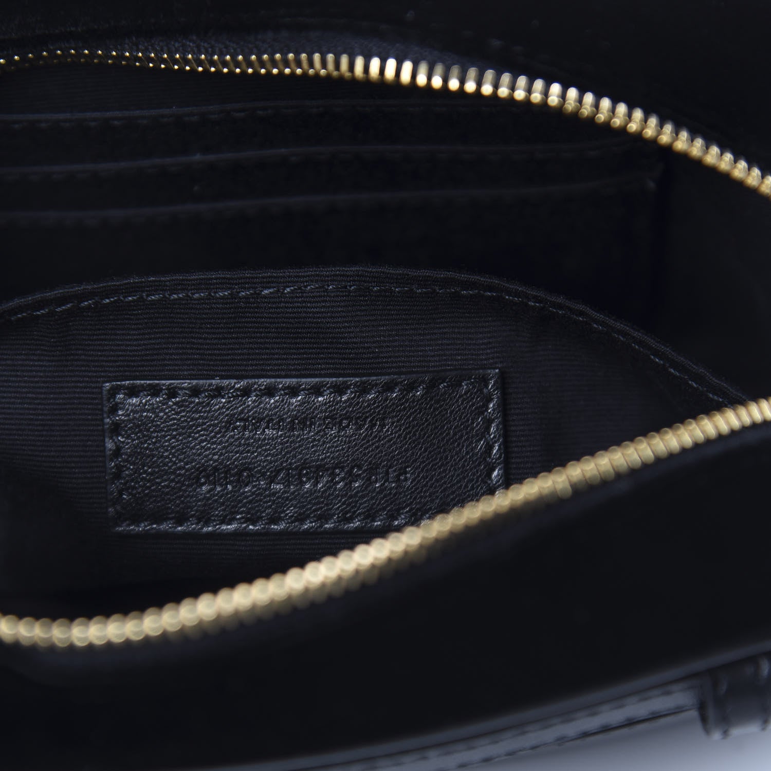 Saint Laurent Velour Matelasse Monogram Lou Belt Bag Black 8 of 9