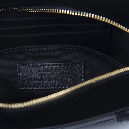 Saint Laurent Velour Matelasse Monogram Lou Belt Bag Black 8 of 9