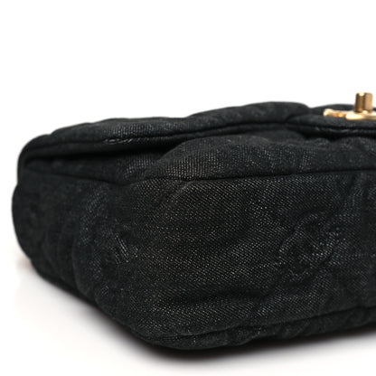 Chanel Denim Quilted Medium Funky Town Flap Black 9 of 10