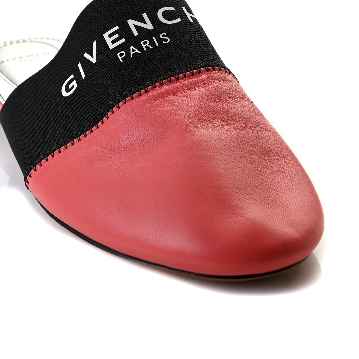 Givenchy Lambskin Bedford Logo Mule Slides 36.5 Orange 4 of 14