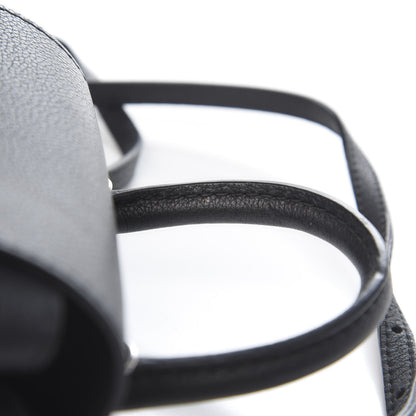 Louis Vuitton Calfskin Lockme Mini Backpack Black 10 of 14