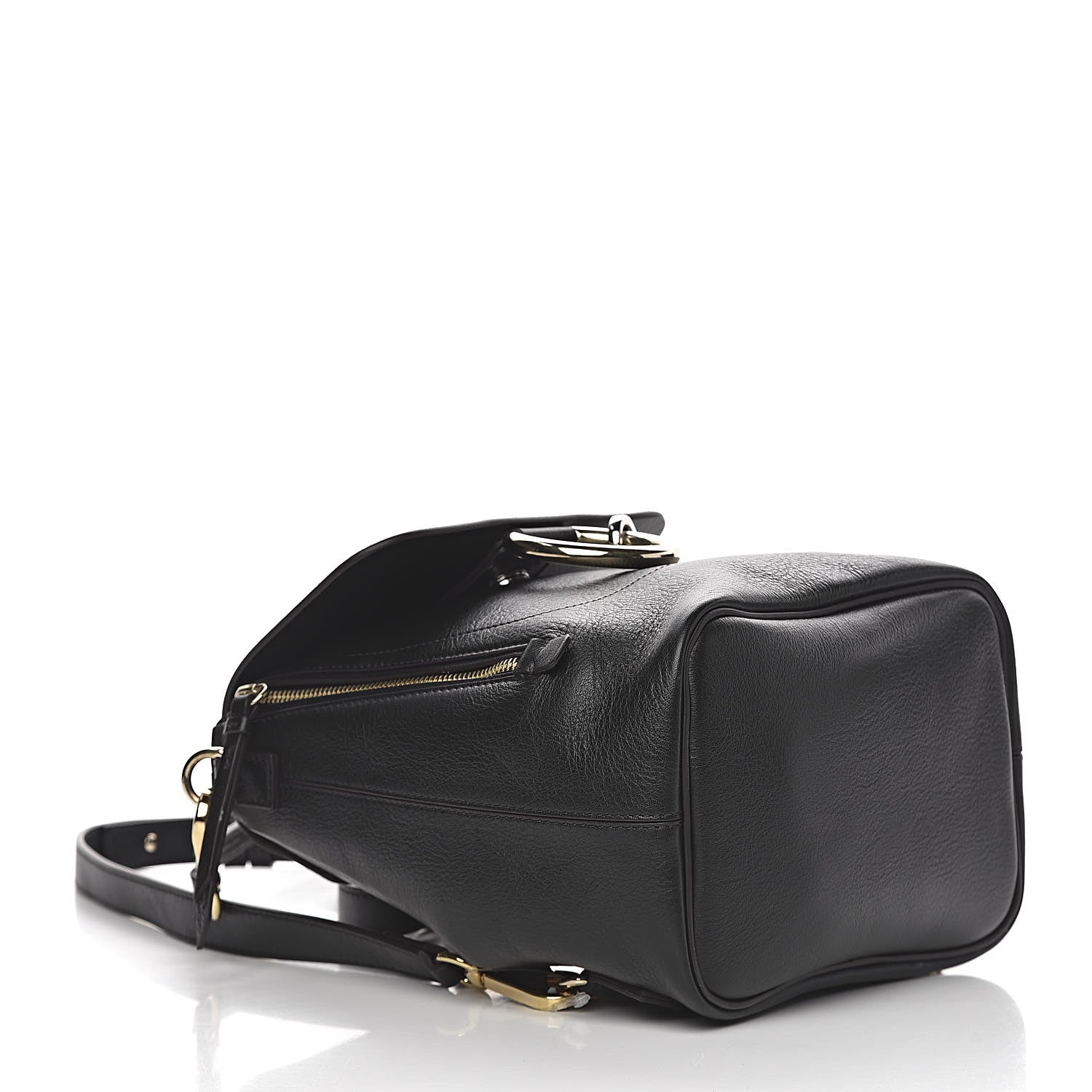 Chloe Suede Calfskin Small Faye Backpack Black 4 of 11