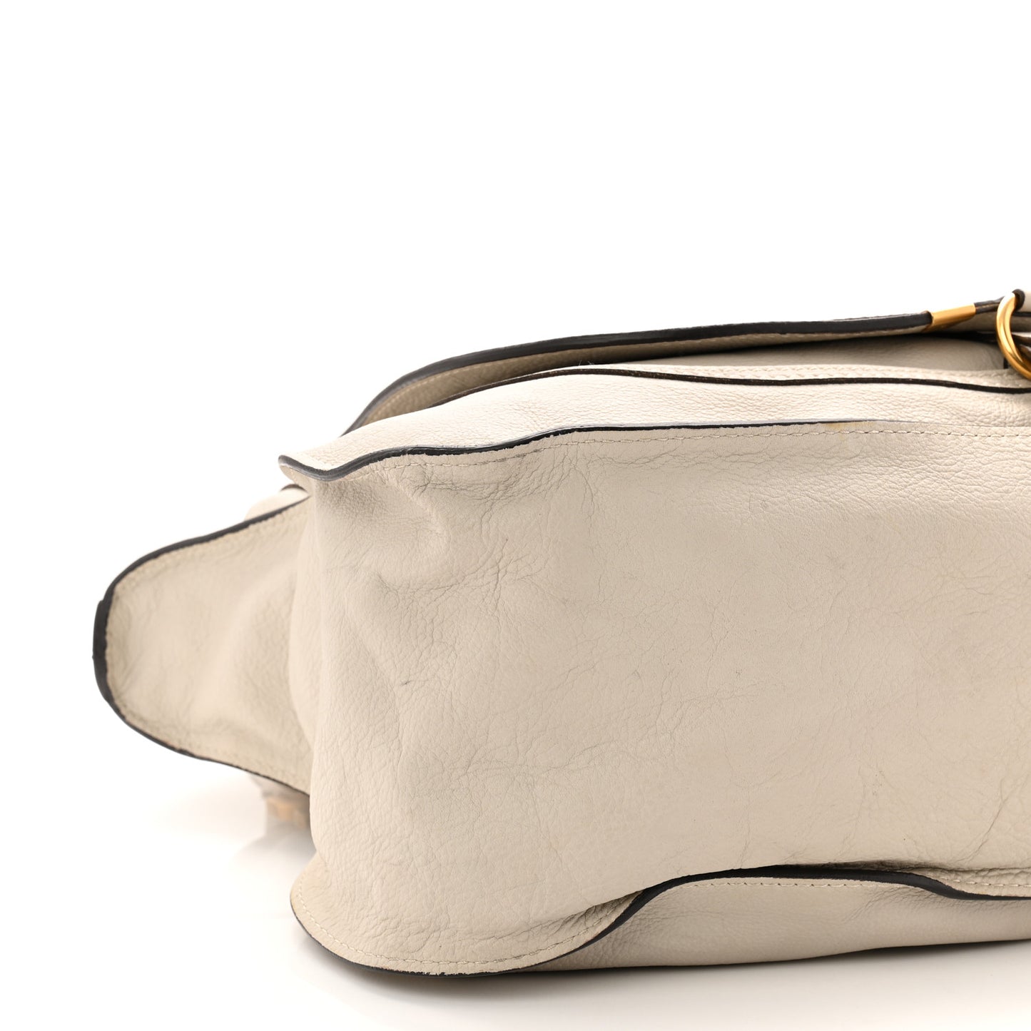Calfskin Large Marcie Satchel Dove