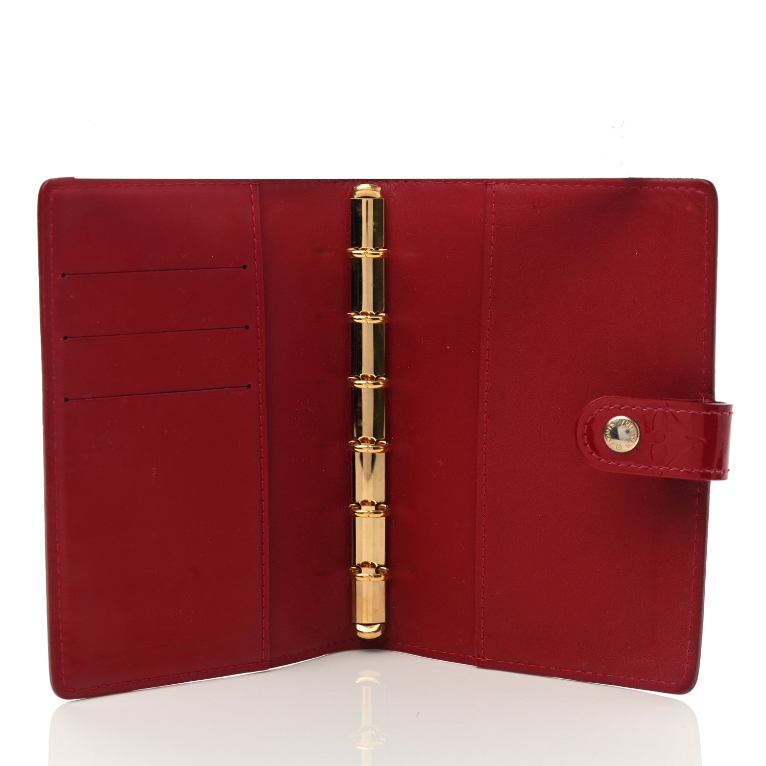Louis Vuitton Vernis Small Ring Agenda Cover Pomme D'Amour 5 of 7