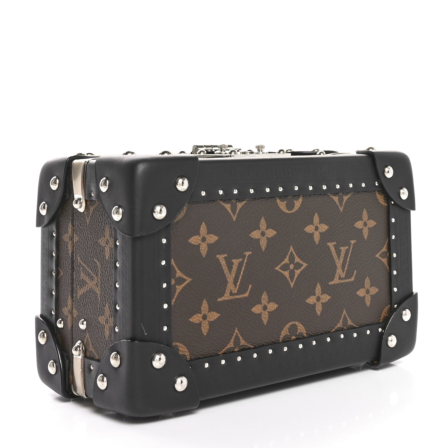 Louis Vuitton Monogram Macassar Coffret Tresor 20 Case 4 of 10