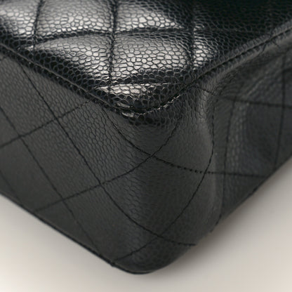 Chanel Caviar Quilted Medium Double Flap Black 9 of 9