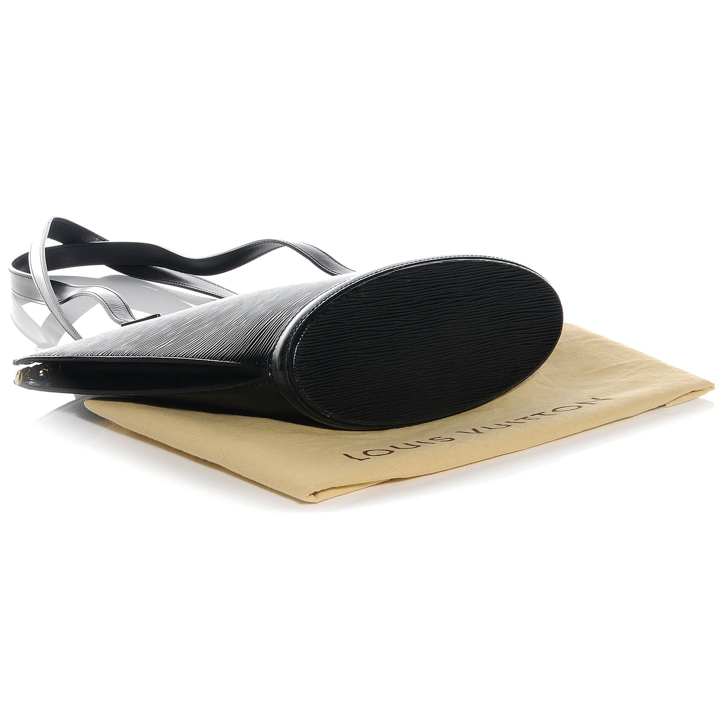 Epi Saint Jacques PM Long Straps Black