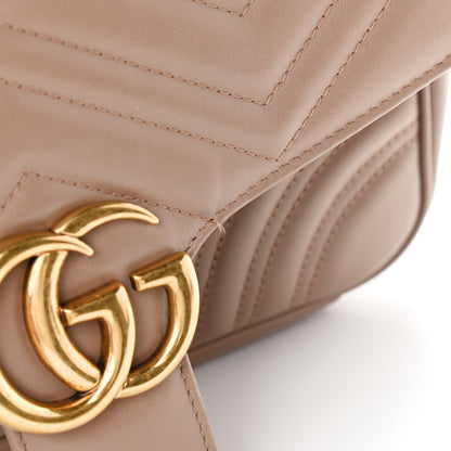 Gucci Calfskin Matelasse Small GG Marmont Shoulder Bag Porcelain Rose 15 of 15