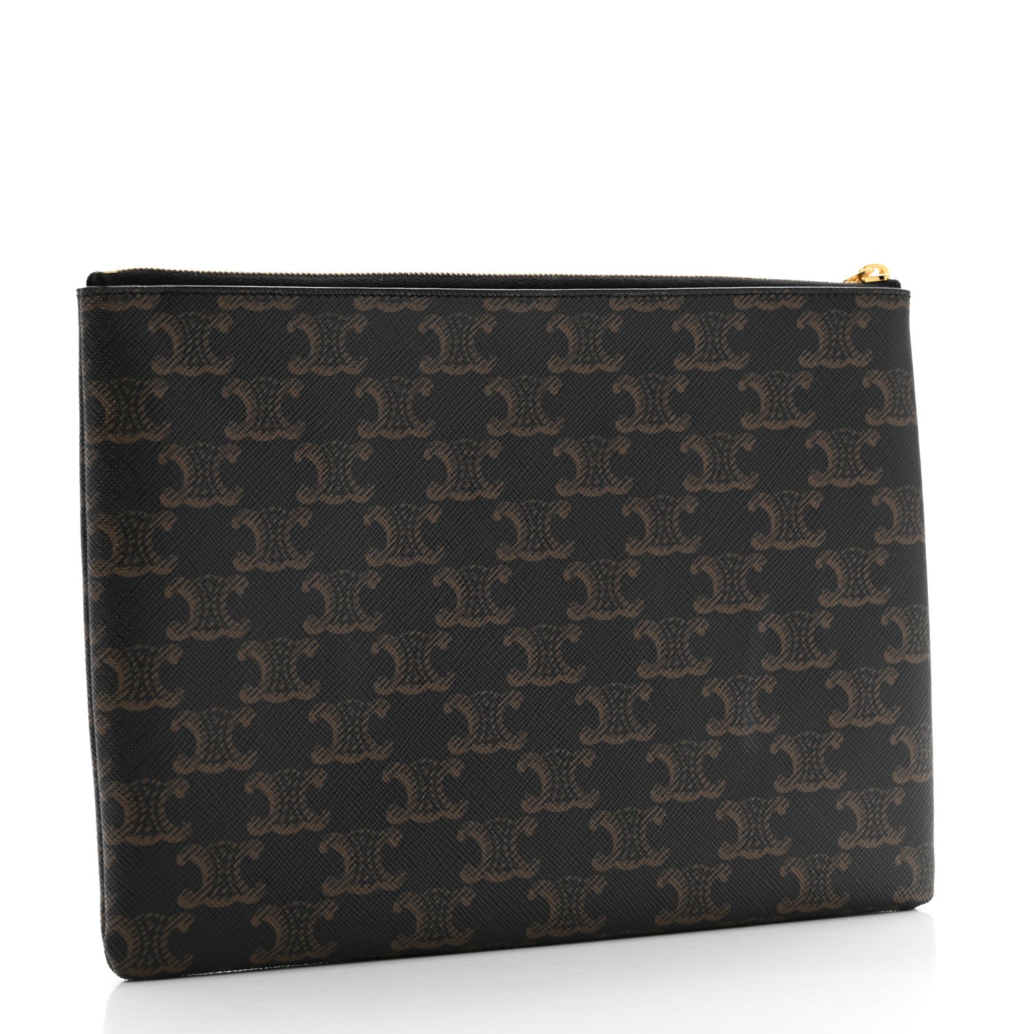 Celine Triomphe Canvas Pouch Black 3 of 8