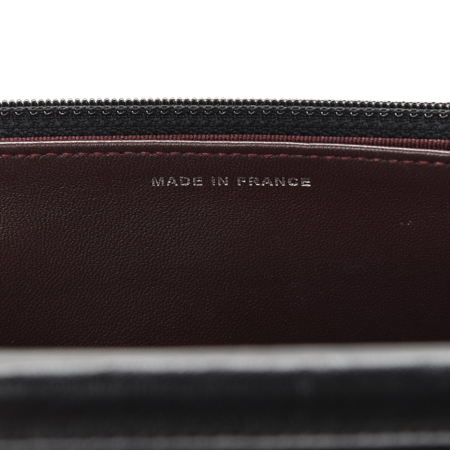 Lambskin Quilted Wallet On Chain WOC Black