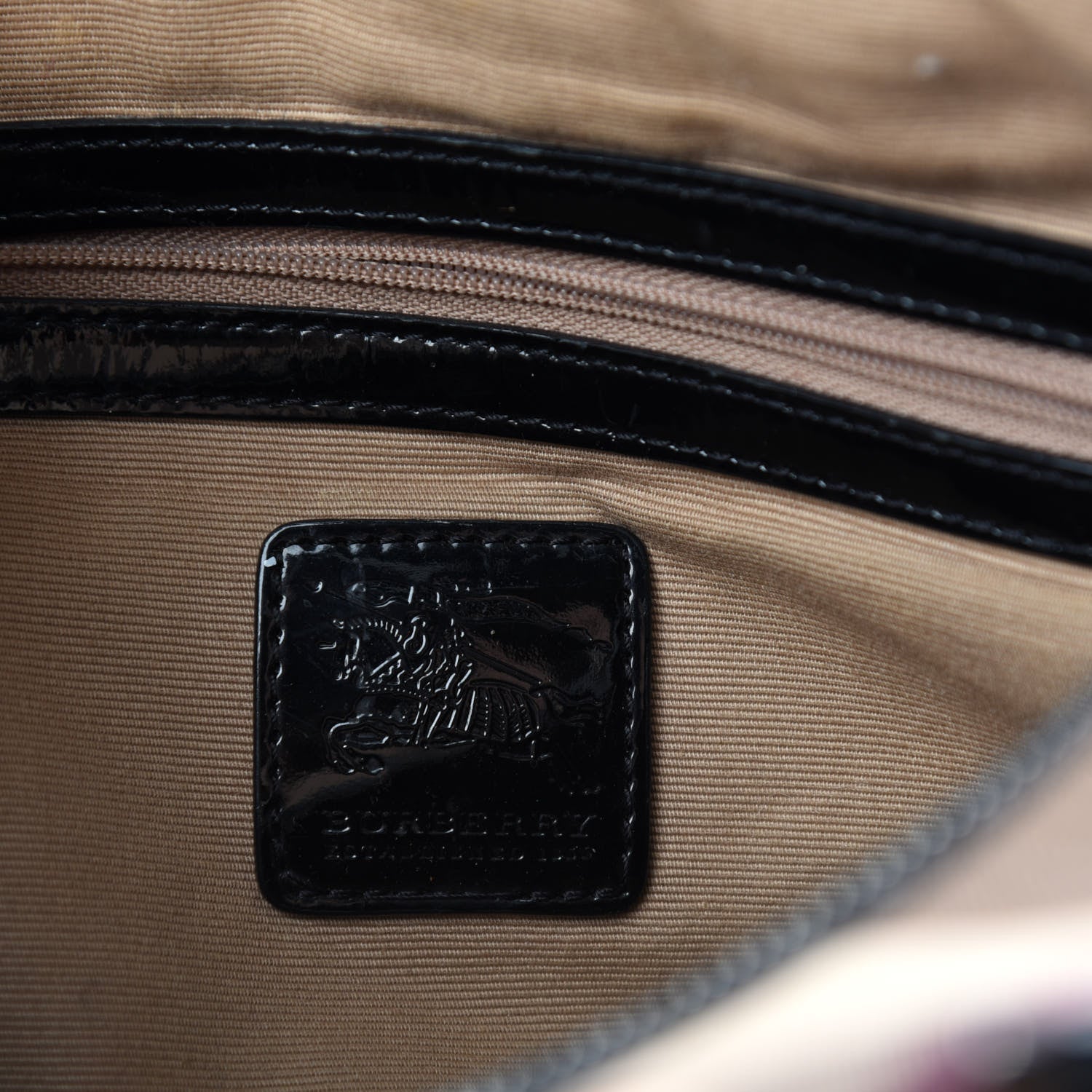 Burberry Nova Check Small Chester Bowling Bag Black 12 of 14