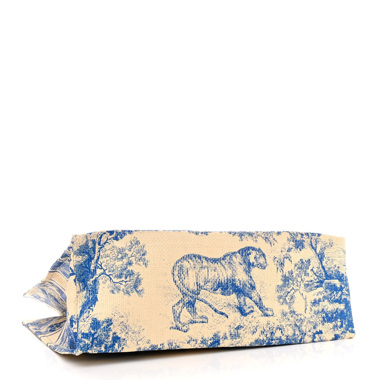 Straw Dioriviera Tote Blue