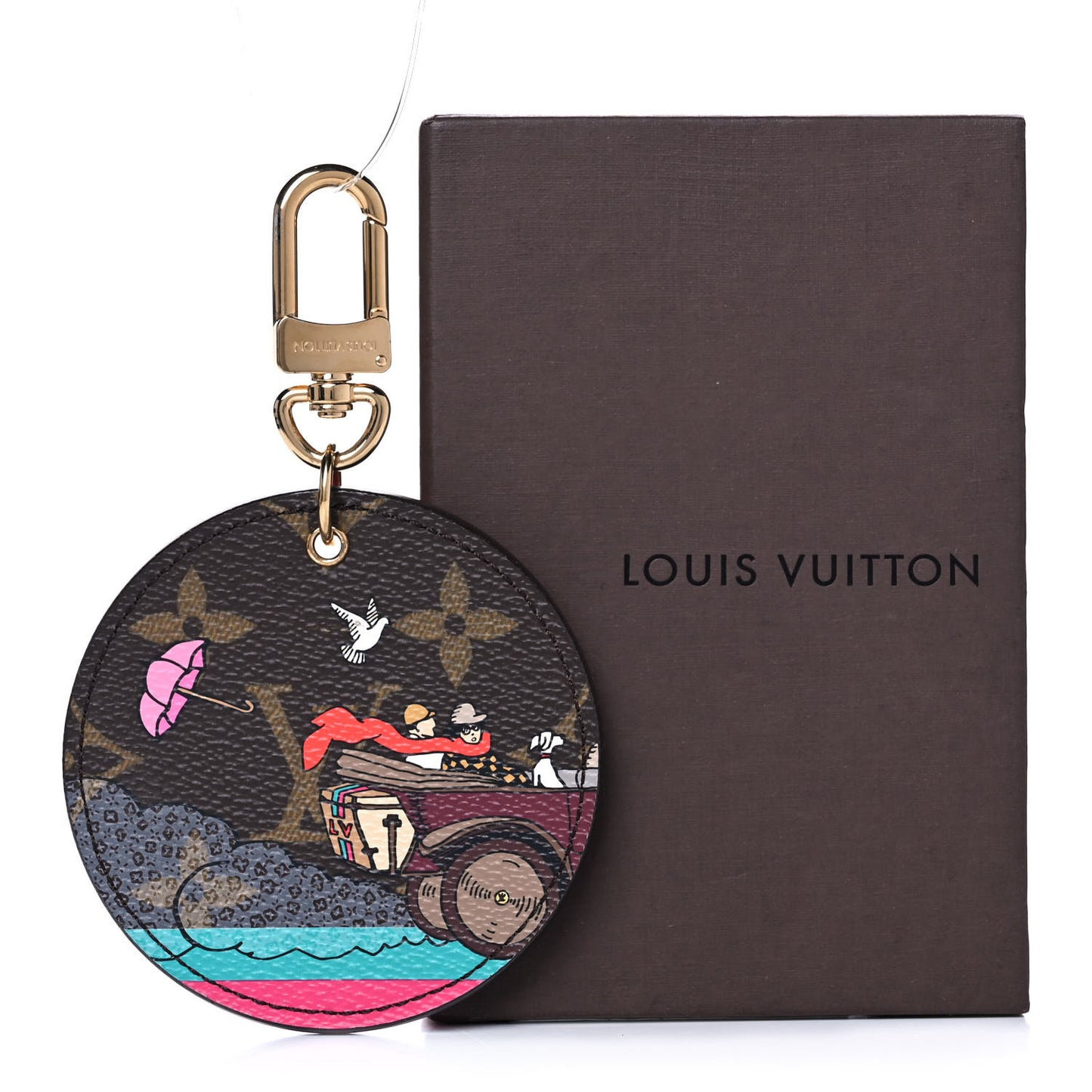 Monogram 2015 Christmas Animation Bag Charm Key Ring