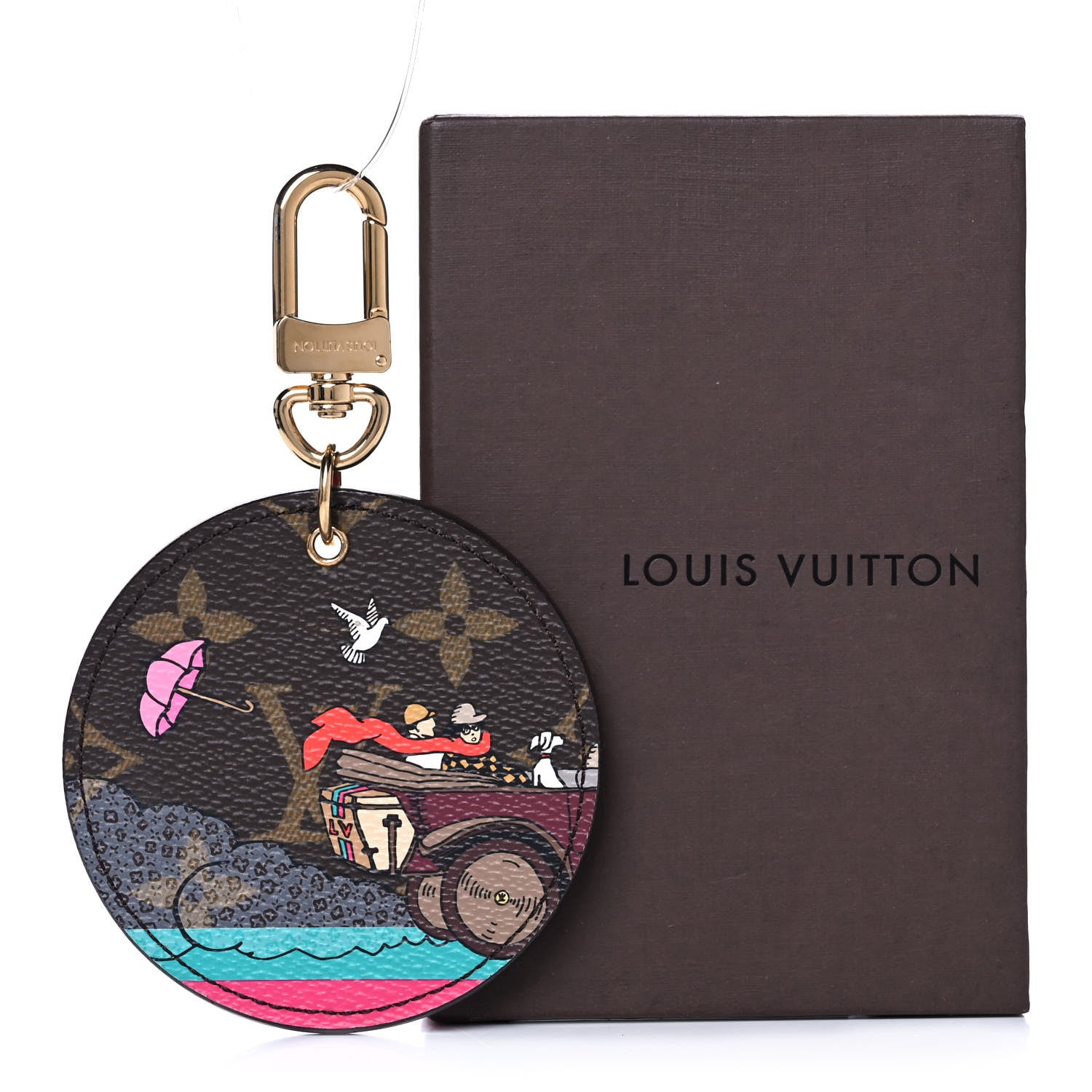Louis Vuitton Monogram 2015 Christmas Animation Bag Charm Key Ring 6 of 6