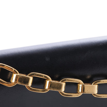 Louis Vuitton Calfskin Chain Louise GM Black 12 of 16