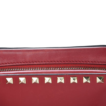 Valentino Garavani Calfskin Rockstud Camera Crossbody Bag Red 9 of 12