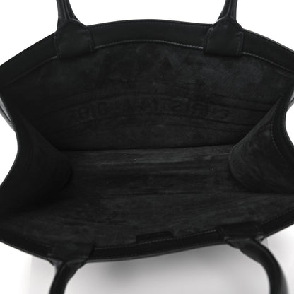 Christian Dior Calfskin Embossed Medium Book Tote Black 5 of 11