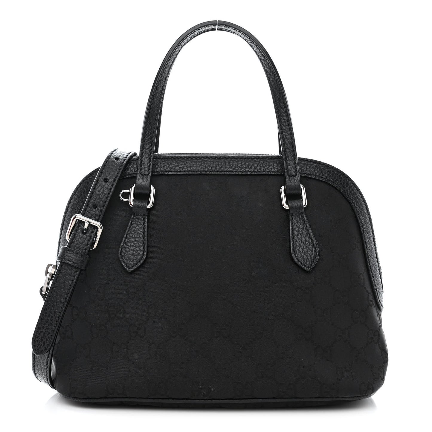 Monogram Dollar Calfskin Mini Dome Bag Black