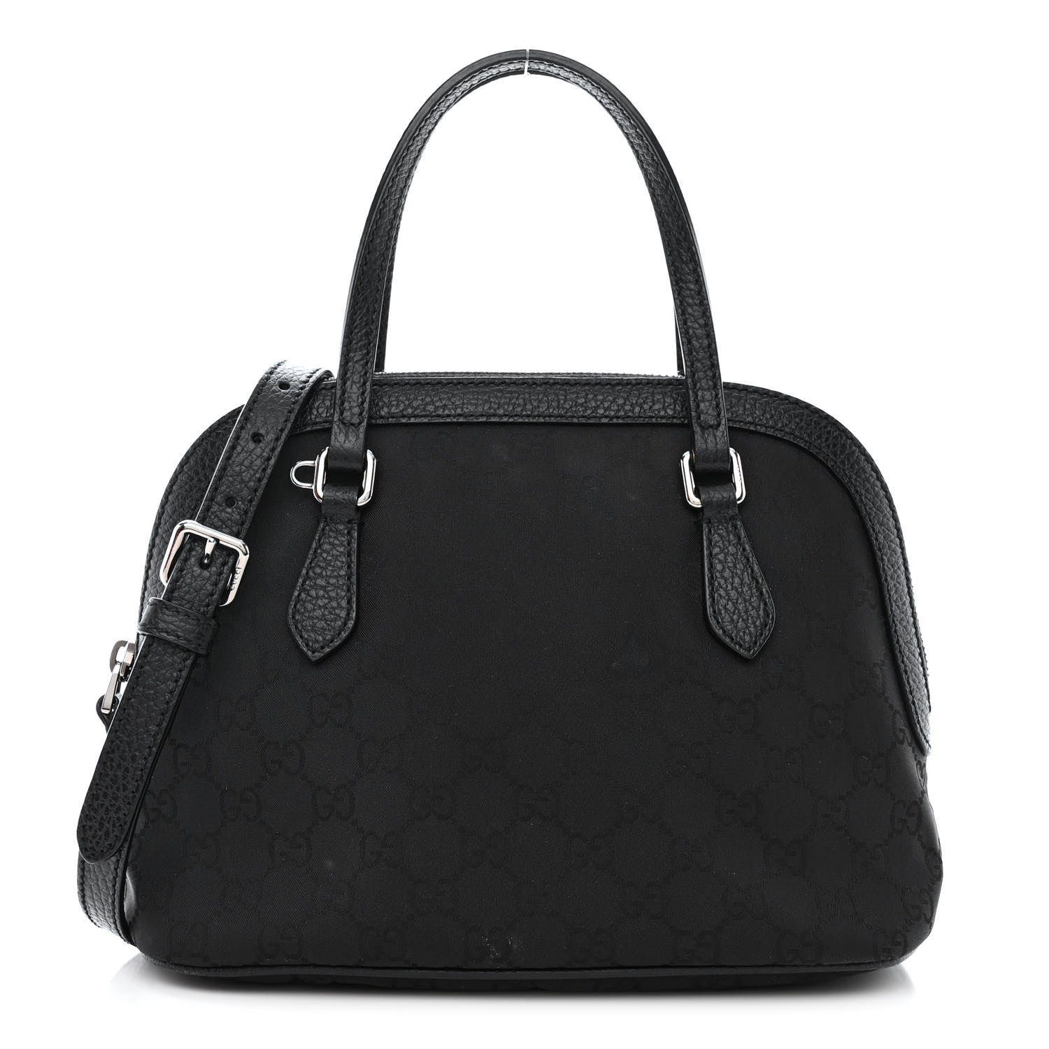 Gucci Monogram Dollar Calfskin Mini Dome Bag Black 1 of 10
