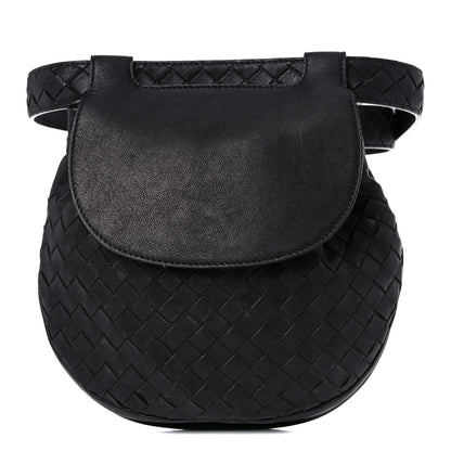 Bottega Veneta Nappa Intrecciato Belt Bag Black 1 of 12