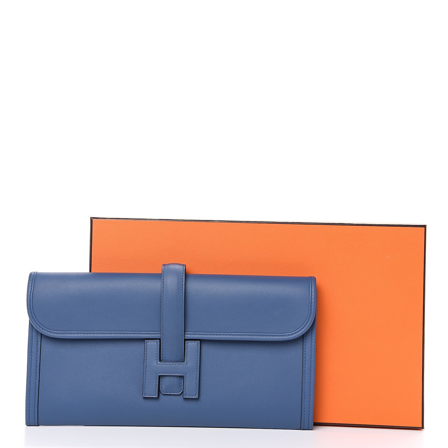 Hermes Swift Jige Elan 29 Clutch Bleu Agate 10 of 10