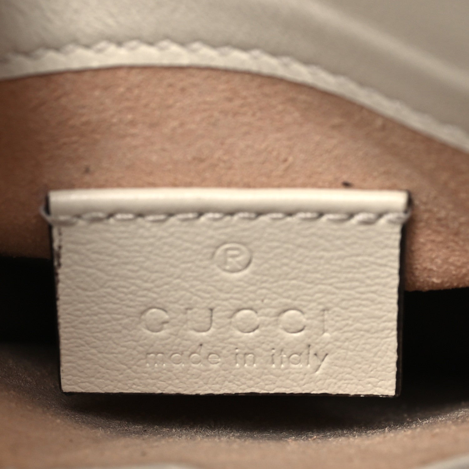 Gucci Vintage Effect Calfskin Matelasse Diagonal Torchon GG Marmont Phone Crossbody Bag Mystic White Blue Agata 7 of 10