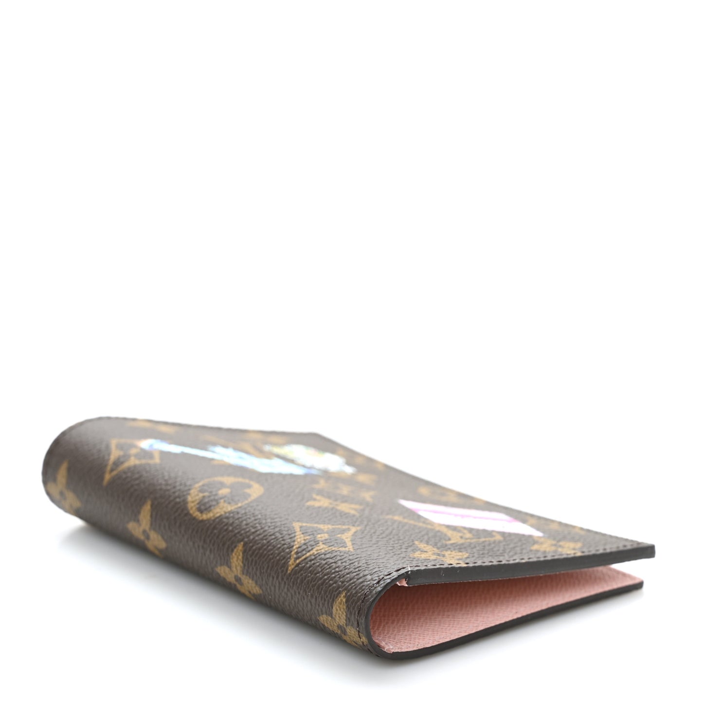 Monogram My LV World Tour Passport Cover Rose Ballerine