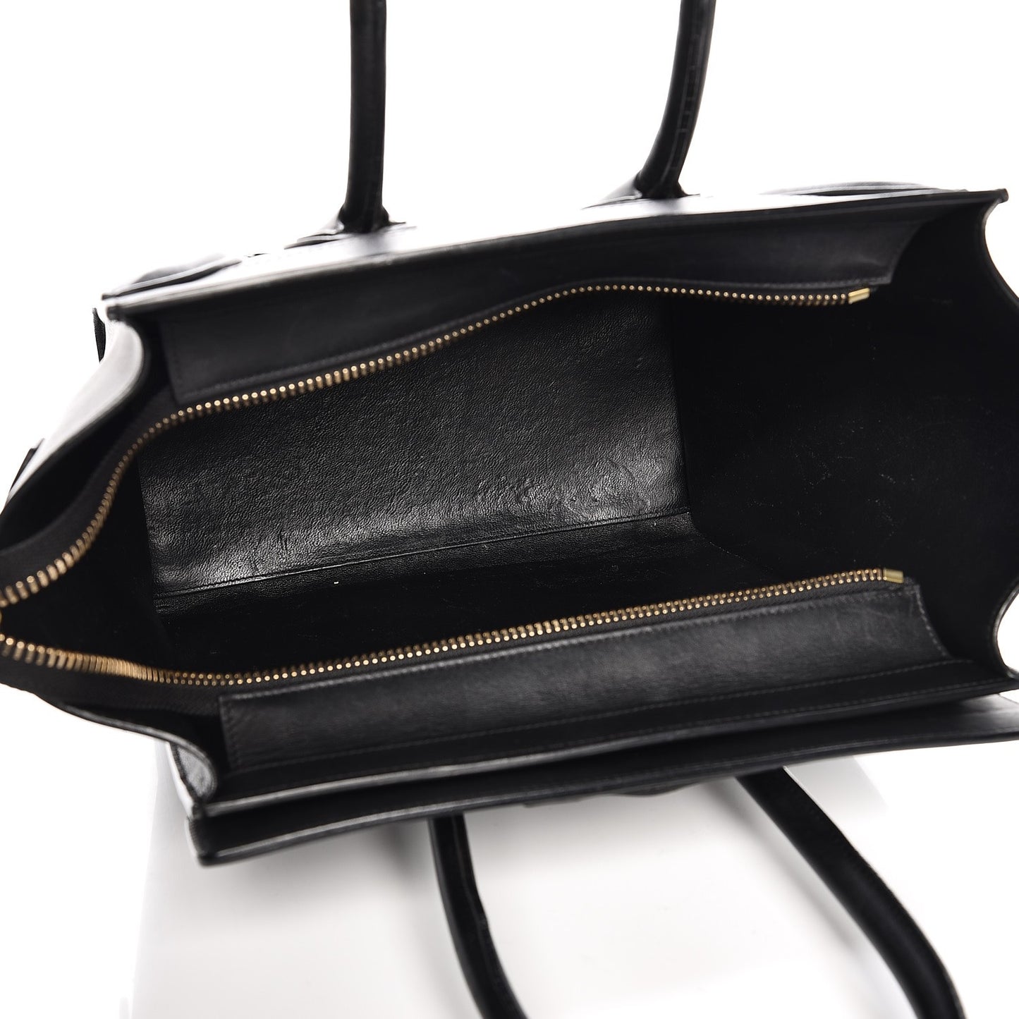 Smooth Calfskin Micro Luggage Black