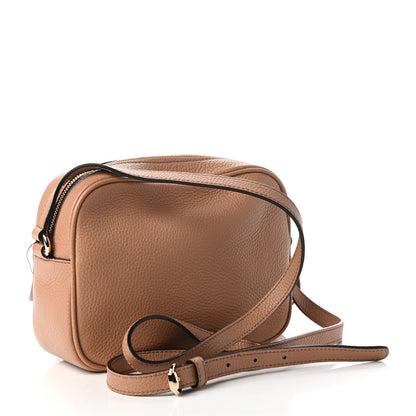 Gucci Pebbled Calfskin Small Soho Disco Bag Camelia 3 of 10