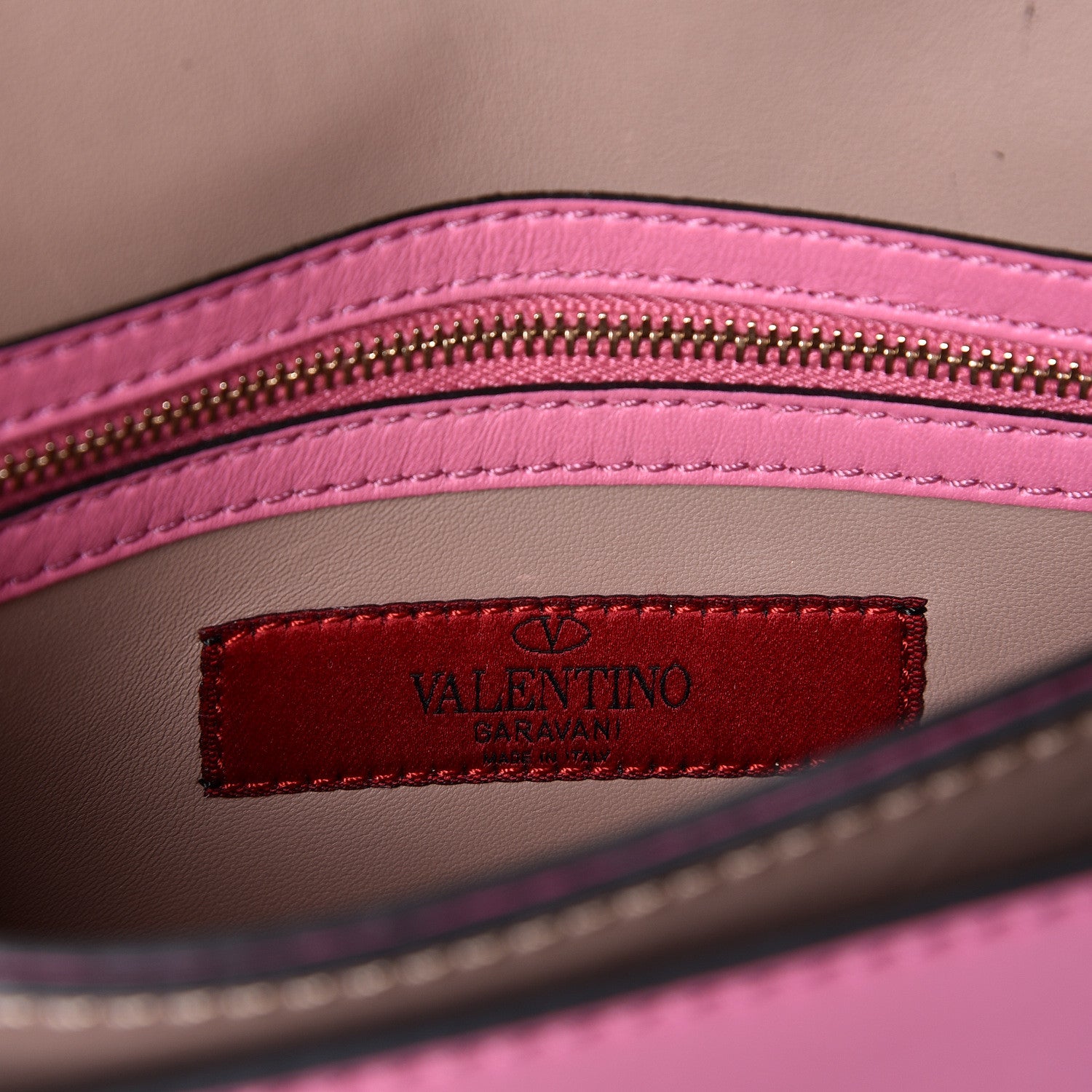 Valentino Garavani Nappa Rockstud Wristlet Clutch Ninphea 5 of 9