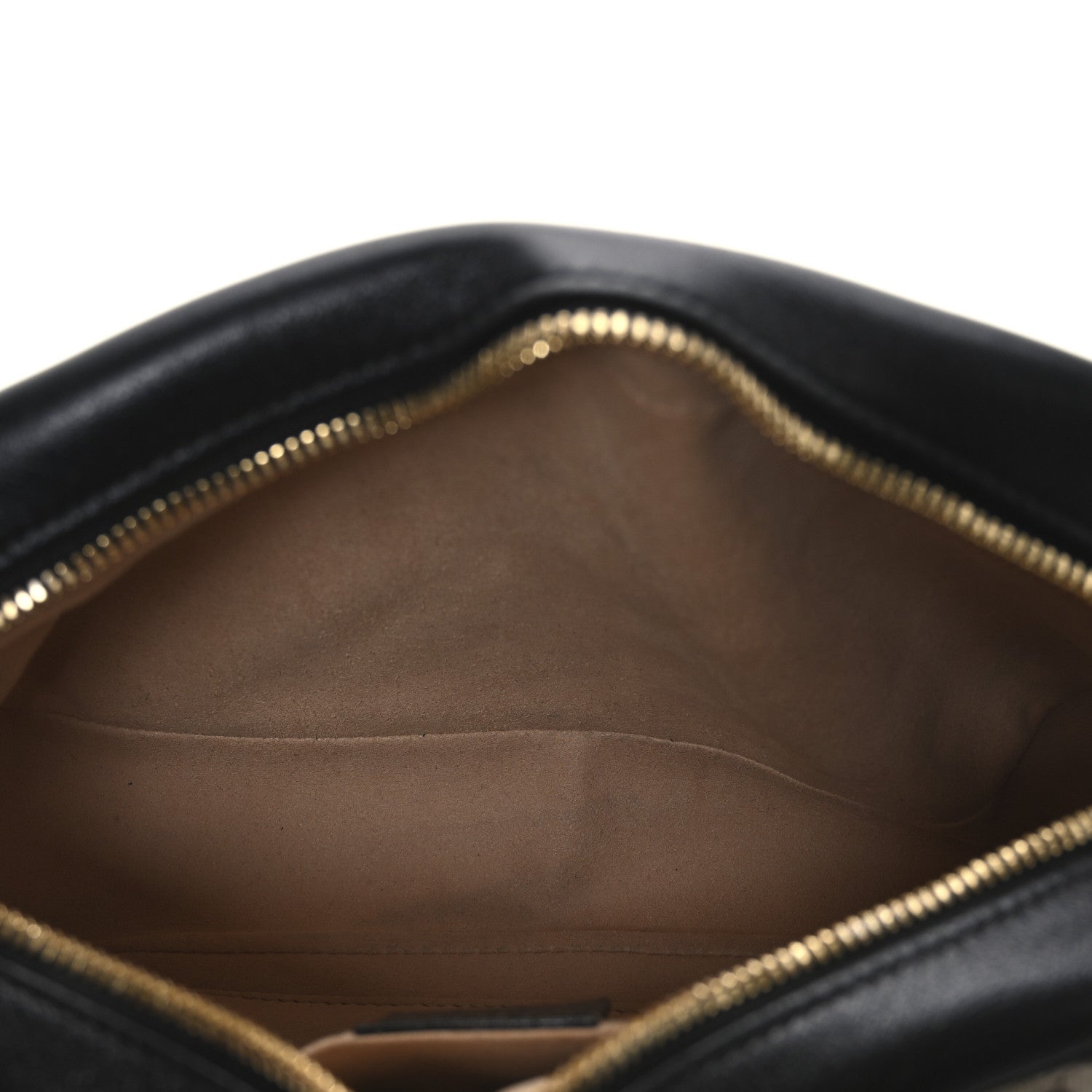 Gucci Monogram Matelasse Diagonal Small GG Marmont Chain Shoulder Bag Beige Black 9 of 21