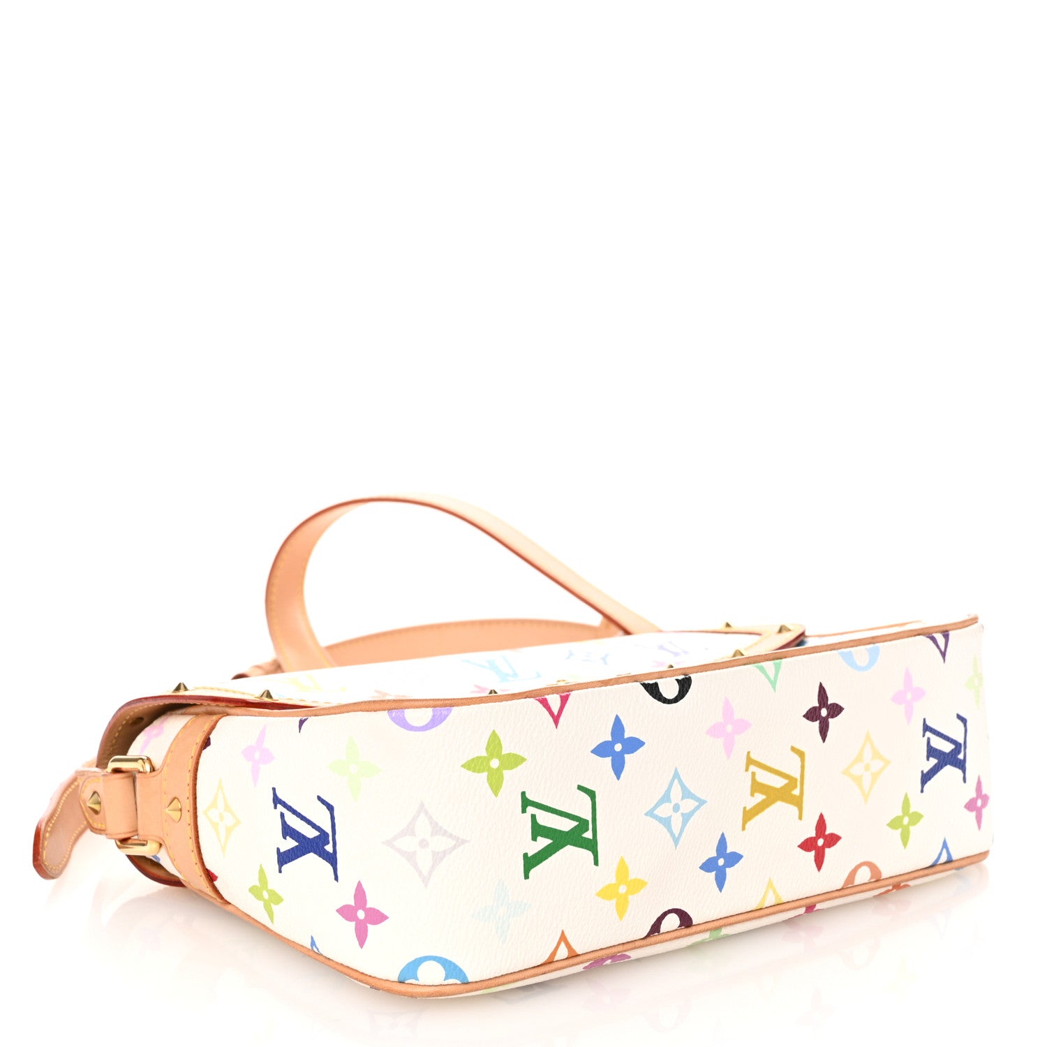 Louis Vuitton Monogram Multicolor Sologne White 4 of 10