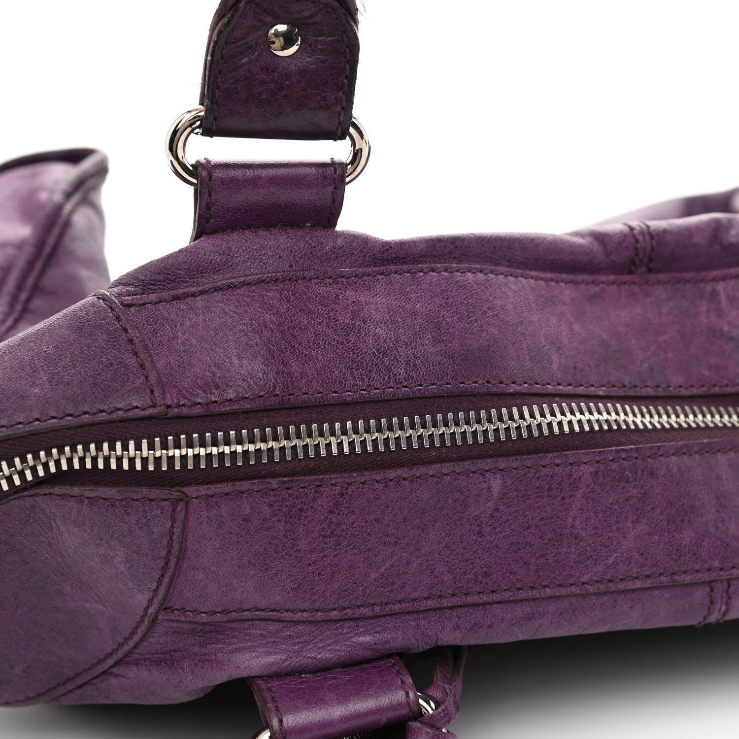 Balenciaga Agneau Giant 21 Silver Hardware Work Raisin 14 of 23
