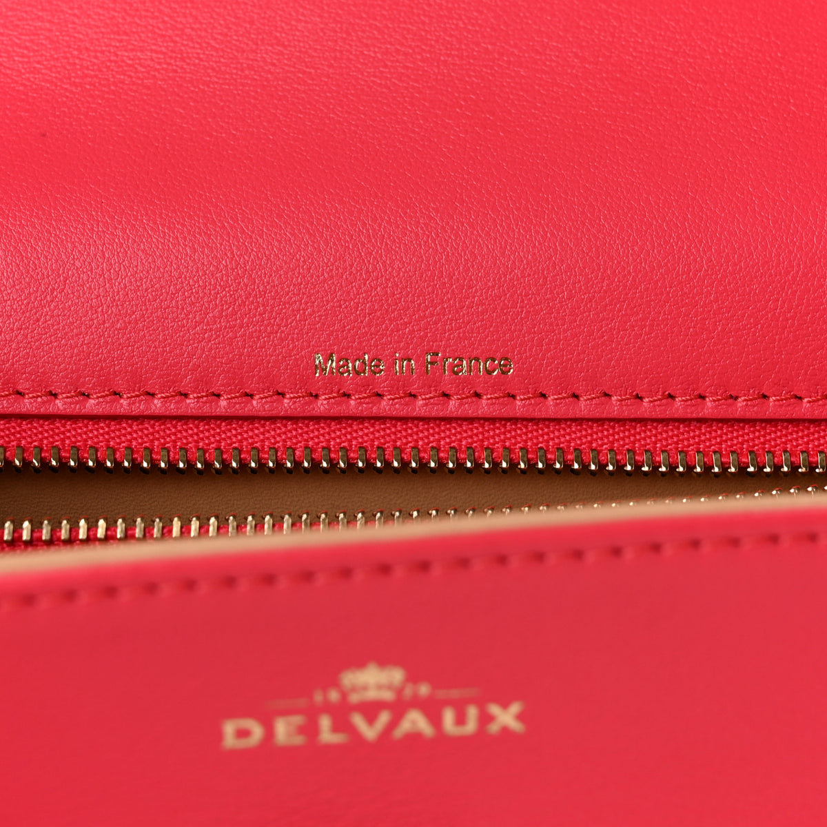 Delvaux Calfskin MM Tempete Satchel Rose Candy 15 of 21
