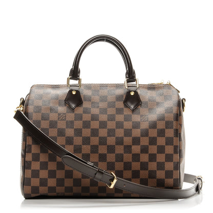 Louis Vuitton Damier Ebene Speedy Bandouliere 30 1 of 8