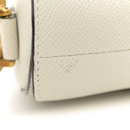 Christian Dior Grained Calfskin Saddle Bag White 12 of 12