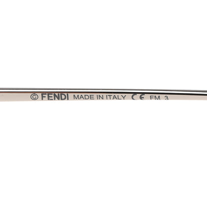 Fendi Metal F is Fendi Printed Run Away Round Frame Sunglasses FF 0285/S Black 6 of 8