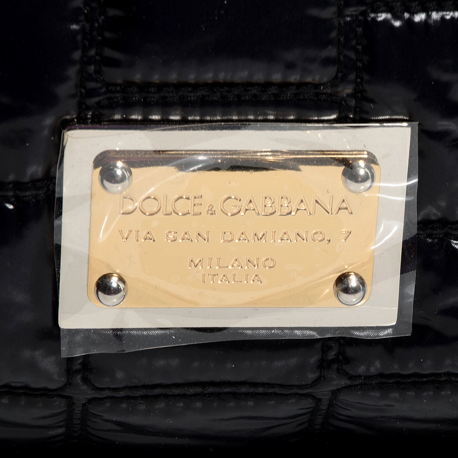 Dolce & Gabbana Nylon Miss Lexington Large Tote Black 8 of 8