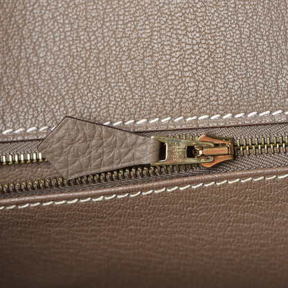 Hermes Togo Birkin 30 Etoupe 17 of 38