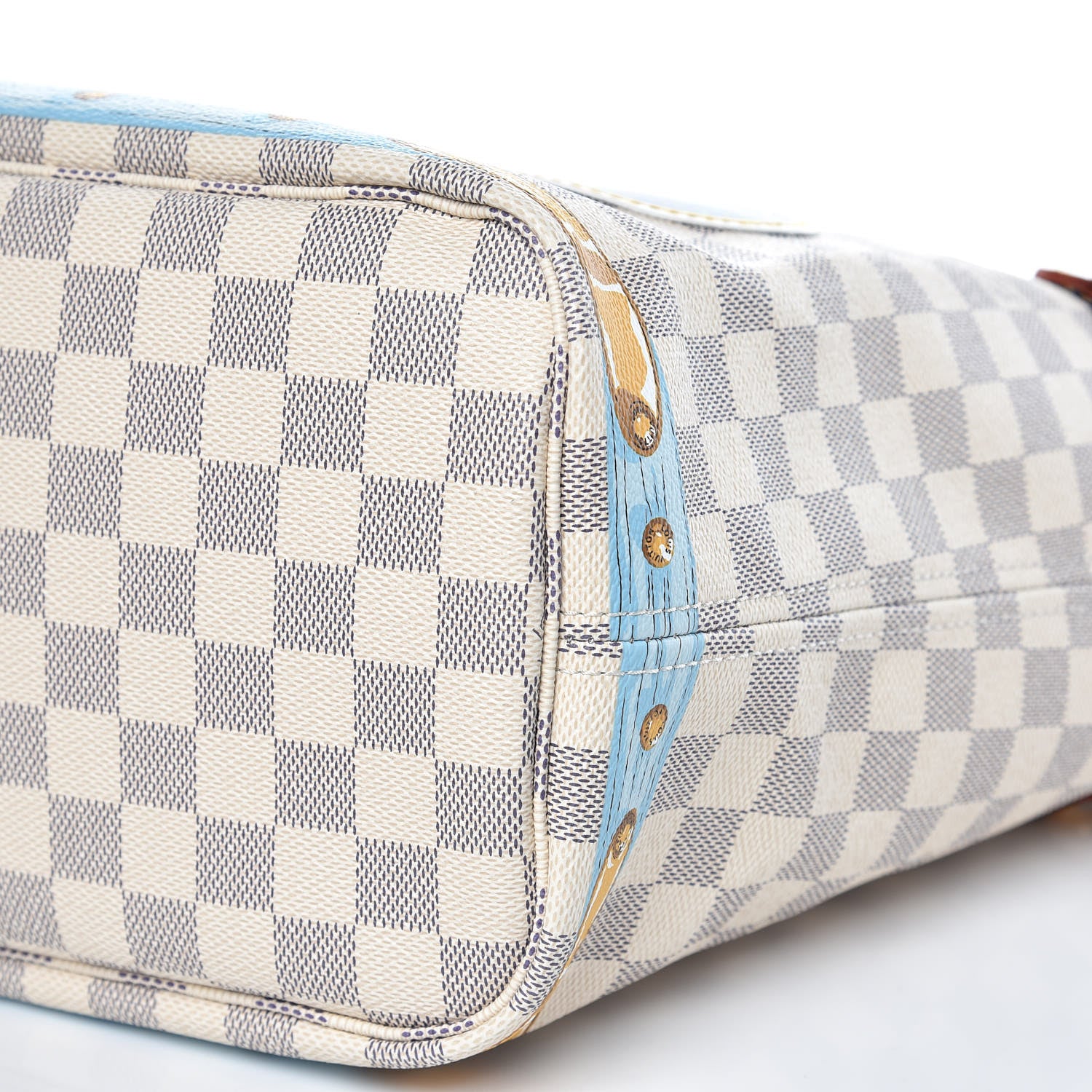 Louis Vuitton Damier Azur Summer Trunks Capri Neverfull MM 11 of 11