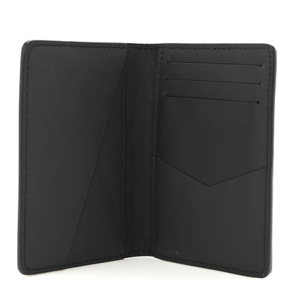 Louis Vuitton Calfskin Monogram Shadow Pocket Organizer Black 5 of 6