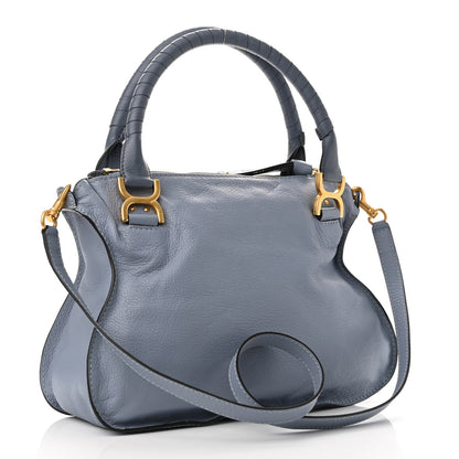 Chloe Calfskin Medium Marcie Satchel Street Blue 3 of 9