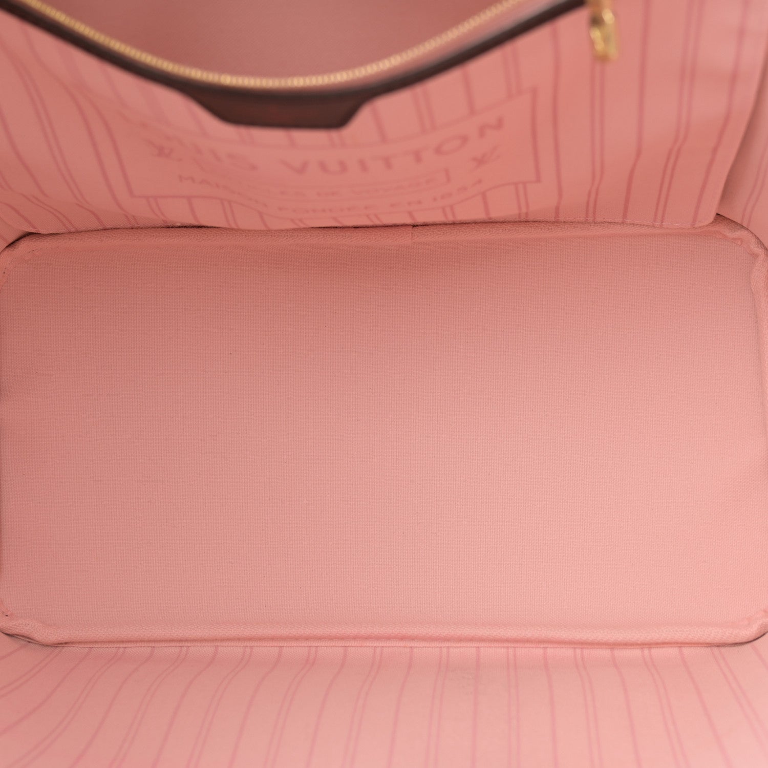 Louis Vuitton Damier Ebene Neo Neverfull MM Rose Ballerine 6 of 10