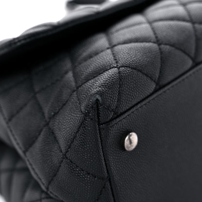 Chanel Caviar Quilted Small Coco Handle Flap Black 8 of 13
