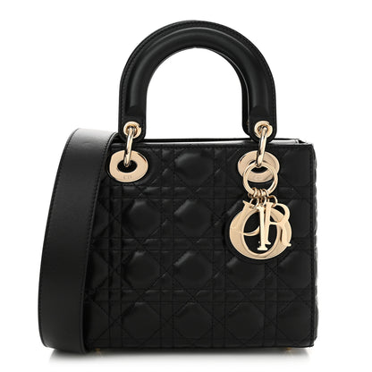 Christian Dior Lambskin Cannage Small My ABCDior Lady Dior Black 1 of 11